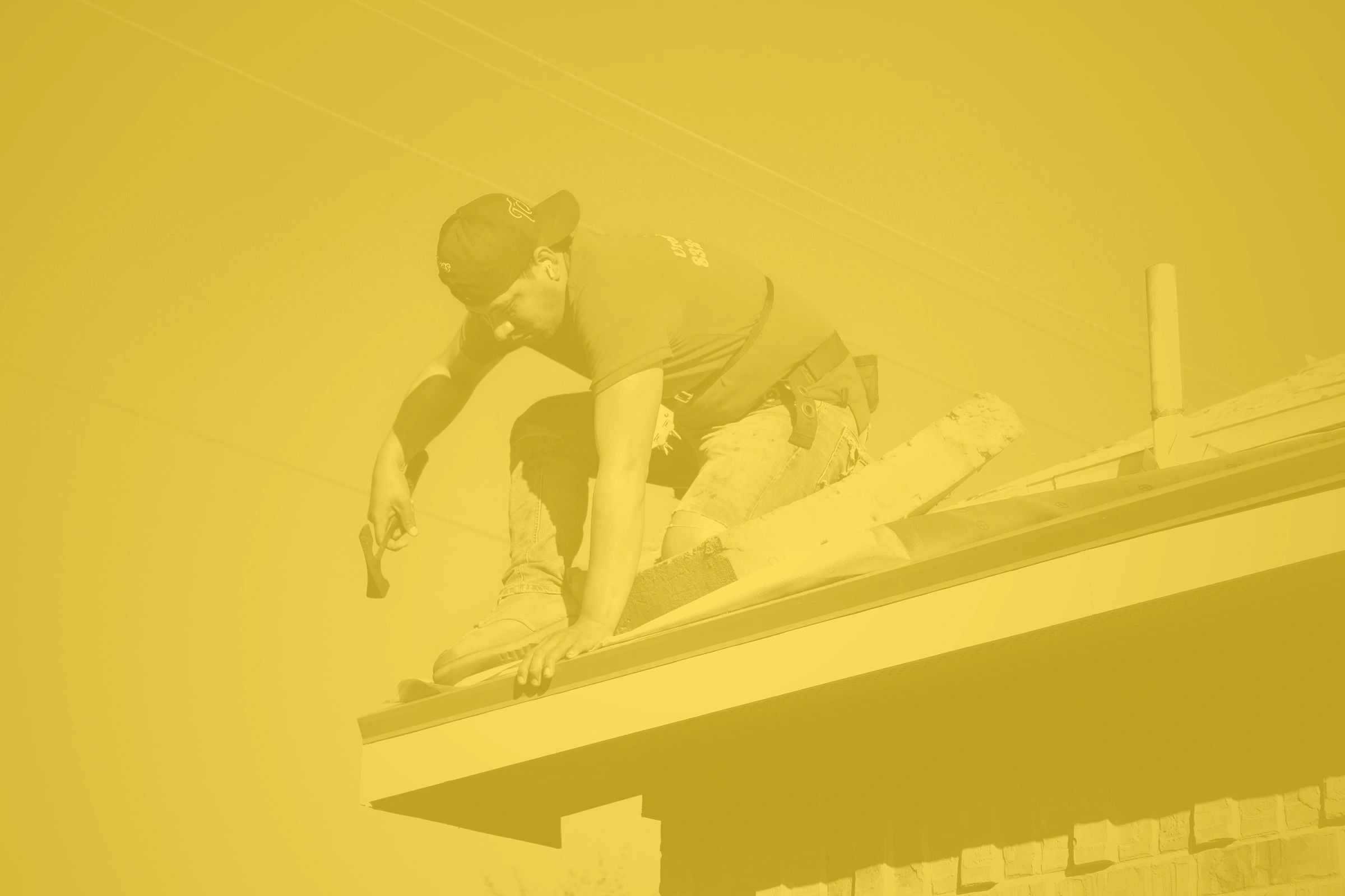 Urena Roofing team working on a roof